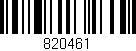 Código de barras (EAN, GTIN, SKU, ISBN): '820461'