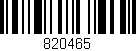 Código de barras (EAN, GTIN, SKU, ISBN): '820465'
