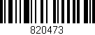 Código de barras (EAN, GTIN, SKU, ISBN): '820473'
