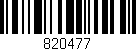 Código de barras (EAN, GTIN, SKU, ISBN): '820477'