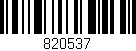 Código de barras (EAN, GTIN, SKU, ISBN): '820537'