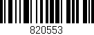 Código de barras (EAN, GTIN, SKU, ISBN): '820553'