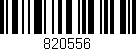 Código de barras (EAN, GTIN, SKU, ISBN): '820556'