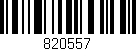 Código de barras (EAN, GTIN, SKU, ISBN): '820557'