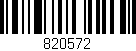 Código de barras (EAN, GTIN, SKU, ISBN): '820572'