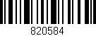 Código de barras (EAN, GTIN, SKU, ISBN): '820584'