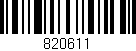 Código de barras (EAN, GTIN, SKU, ISBN): '820611'