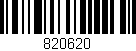 Código de barras (EAN, GTIN, SKU, ISBN): '820620'