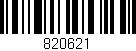 Código de barras (EAN, GTIN, SKU, ISBN): '820621'
