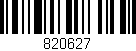Código de barras (EAN, GTIN, SKU, ISBN): '820627'
