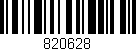 Código de barras (EAN, GTIN, SKU, ISBN): '820628'