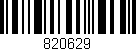 Código de barras (EAN, GTIN, SKU, ISBN): '820629'
