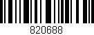 Código de barras (EAN, GTIN, SKU, ISBN): '820688'