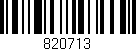 Código de barras (EAN, GTIN, SKU, ISBN): '820713'