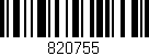 Código de barras (EAN, GTIN, SKU, ISBN): '820755'
