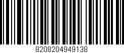 Código de barras (EAN, GTIN, SKU, ISBN): '8208204949138'