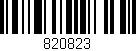 Código de barras (EAN, GTIN, SKU, ISBN): '820823'