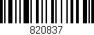 Código de barras (EAN, GTIN, SKU, ISBN): '820837'