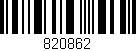 Código de barras (EAN, GTIN, SKU, ISBN): '820862'