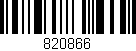 Código de barras (EAN, GTIN, SKU, ISBN): '820866'