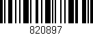 Código de barras (EAN, GTIN, SKU, ISBN): '820897'