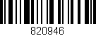 Código de barras (EAN, GTIN, SKU, ISBN): '820946'
