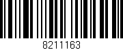 Código de barras (EAN, GTIN, SKU, ISBN): '8211163'