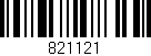 Código de barras (EAN, GTIN, SKU, ISBN): '821121'