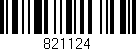 Código de barras (EAN, GTIN, SKU, ISBN): '821124'