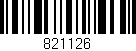 Código de barras (EAN, GTIN, SKU, ISBN): '821126'