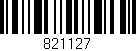 Código de barras (EAN, GTIN, SKU, ISBN): '821127'