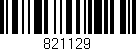 Código de barras (EAN, GTIN, SKU, ISBN): '821129'