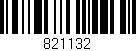 Código de barras (EAN, GTIN, SKU, ISBN): '821132'