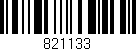 Código de barras (EAN, GTIN, SKU, ISBN): '821133'