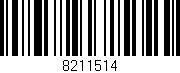 Código de barras (EAN, GTIN, SKU, ISBN): '8211514'
