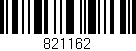 Código de barras (EAN, GTIN, SKU, ISBN): '821162'