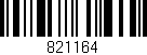 Código de barras (EAN, GTIN, SKU, ISBN): '821164'