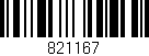 Código de barras (EAN, GTIN, SKU, ISBN): '821167'