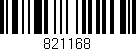 Código de barras (EAN, GTIN, SKU, ISBN): '821168'