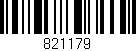 Código de barras (EAN, GTIN, SKU, ISBN): '821179'