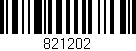 Código de barras (EAN, GTIN, SKU, ISBN): '821202'