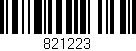 Código de barras (EAN, GTIN, SKU, ISBN): '821223'