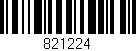Código de barras (EAN, GTIN, SKU, ISBN): '821224'