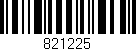 Código de barras (EAN, GTIN, SKU, ISBN): '821225'