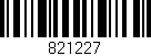 Código de barras (EAN, GTIN, SKU, ISBN): '821227'