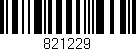Código de barras (EAN, GTIN, SKU, ISBN): '821229'