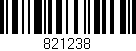 Código de barras (EAN, GTIN, SKU, ISBN): '821238'