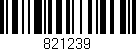 Código de barras (EAN, GTIN, SKU, ISBN): '821239'