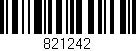 Código de barras (EAN, GTIN, SKU, ISBN): '821242'
