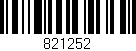 Código de barras (EAN, GTIN, SKU, ISBN): '821252'